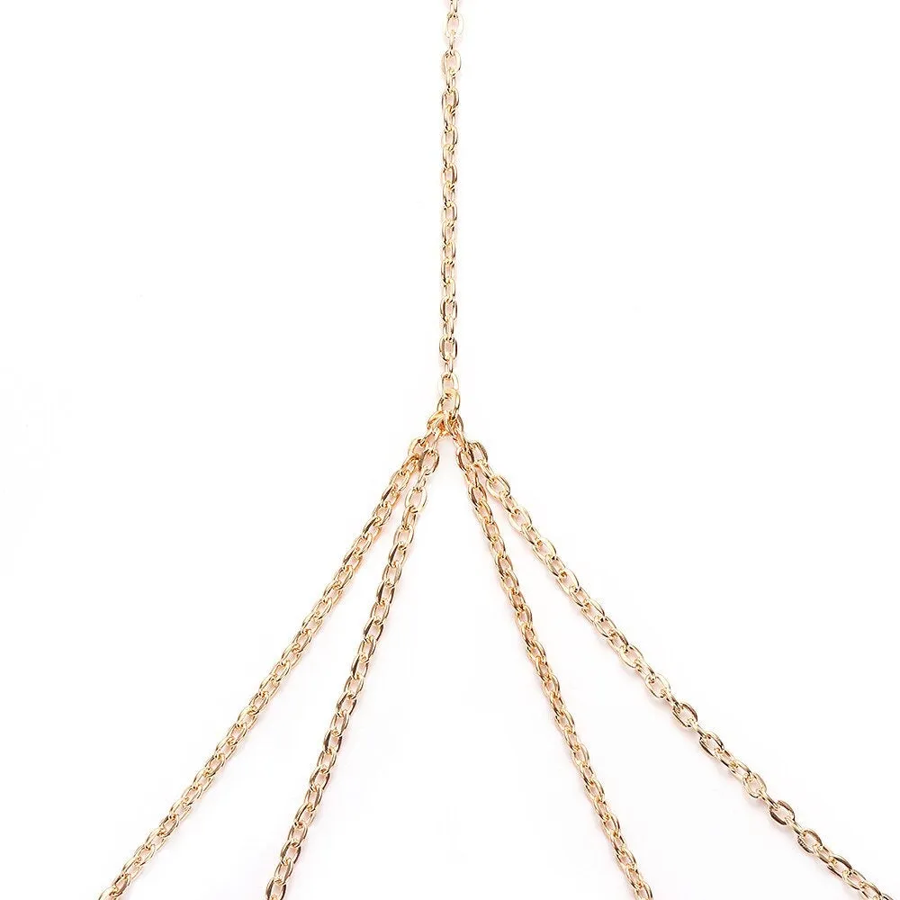 1 Pc Sexy Body Chain Harness Crossover Belly Waist Bikini Beach Slave Jewelry Summer Wear Nice Gift onlyfans tiktok