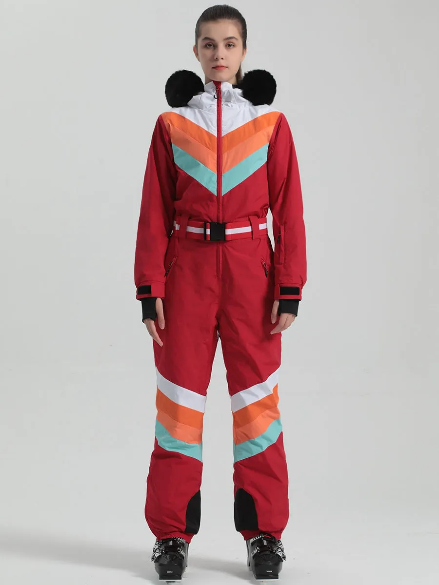 2025 Lady's Skiing Jumpsuits Winter Ski Sport Tracksuits