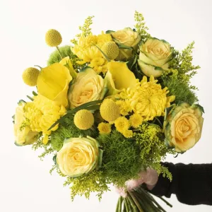 Always Sunny Yellow Flower Bouquet