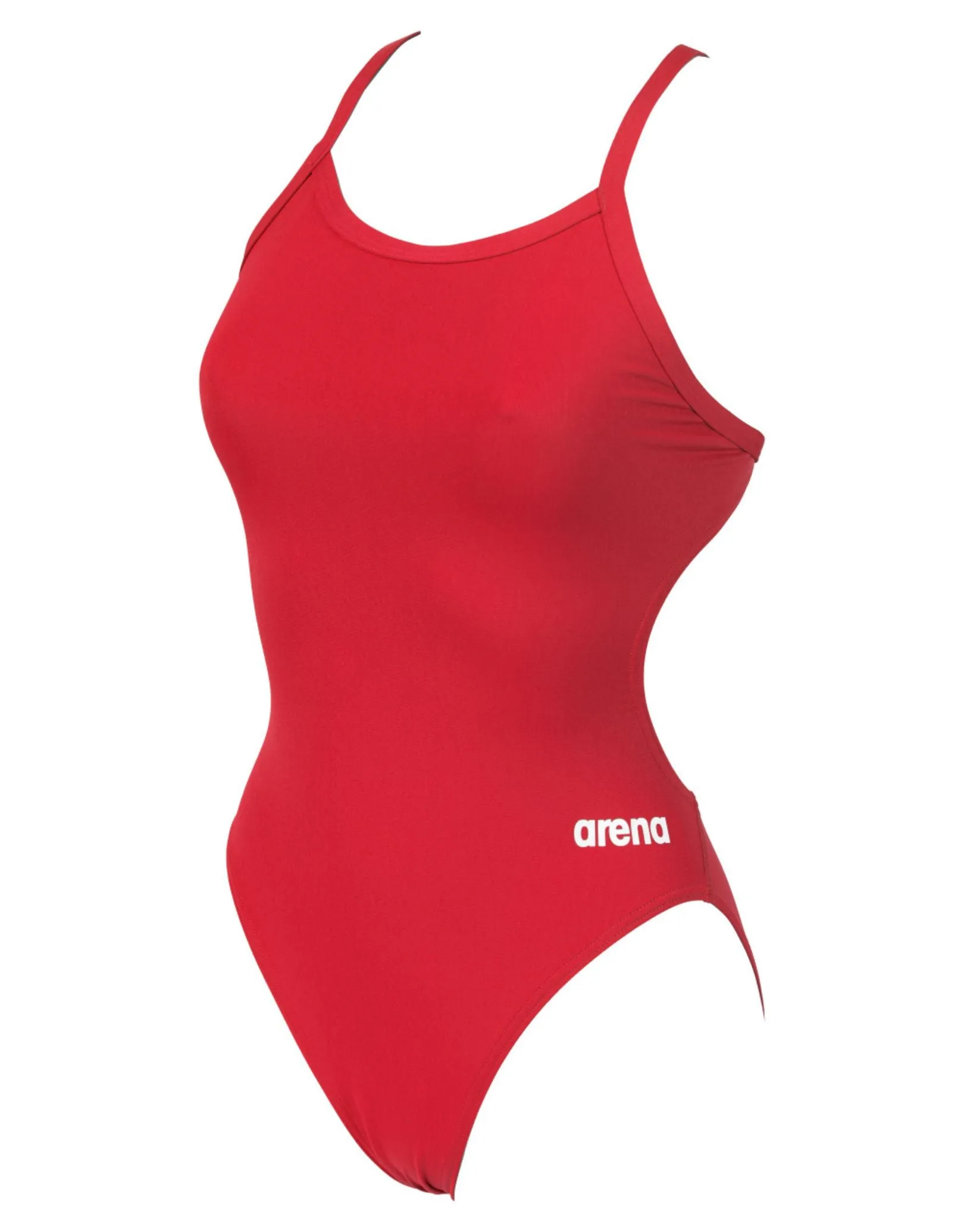 Arena Team Challenge Solid Swimsuit - Red/White