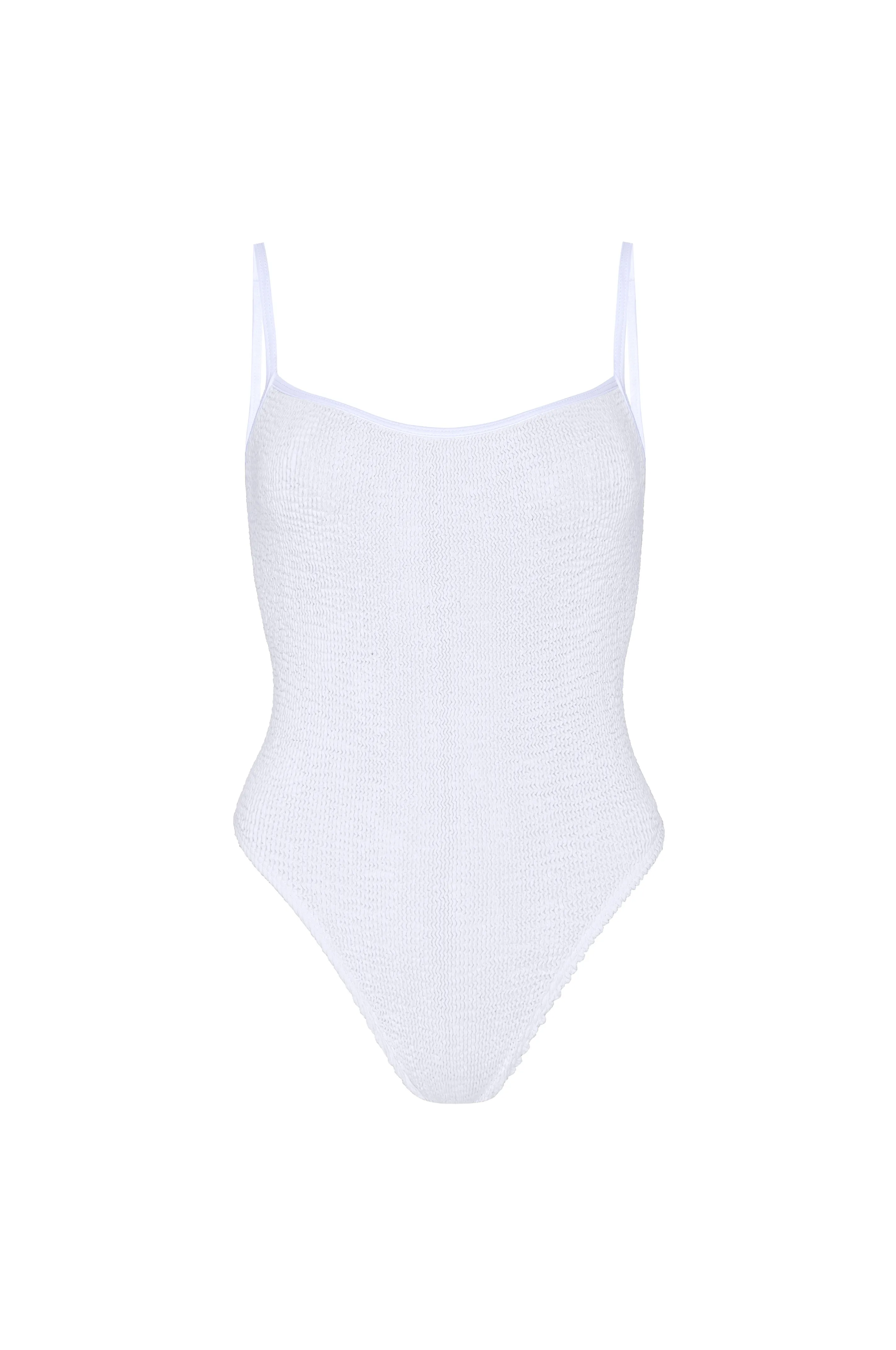 BALBOA THIN STRAP ONE PIECE - WHITE