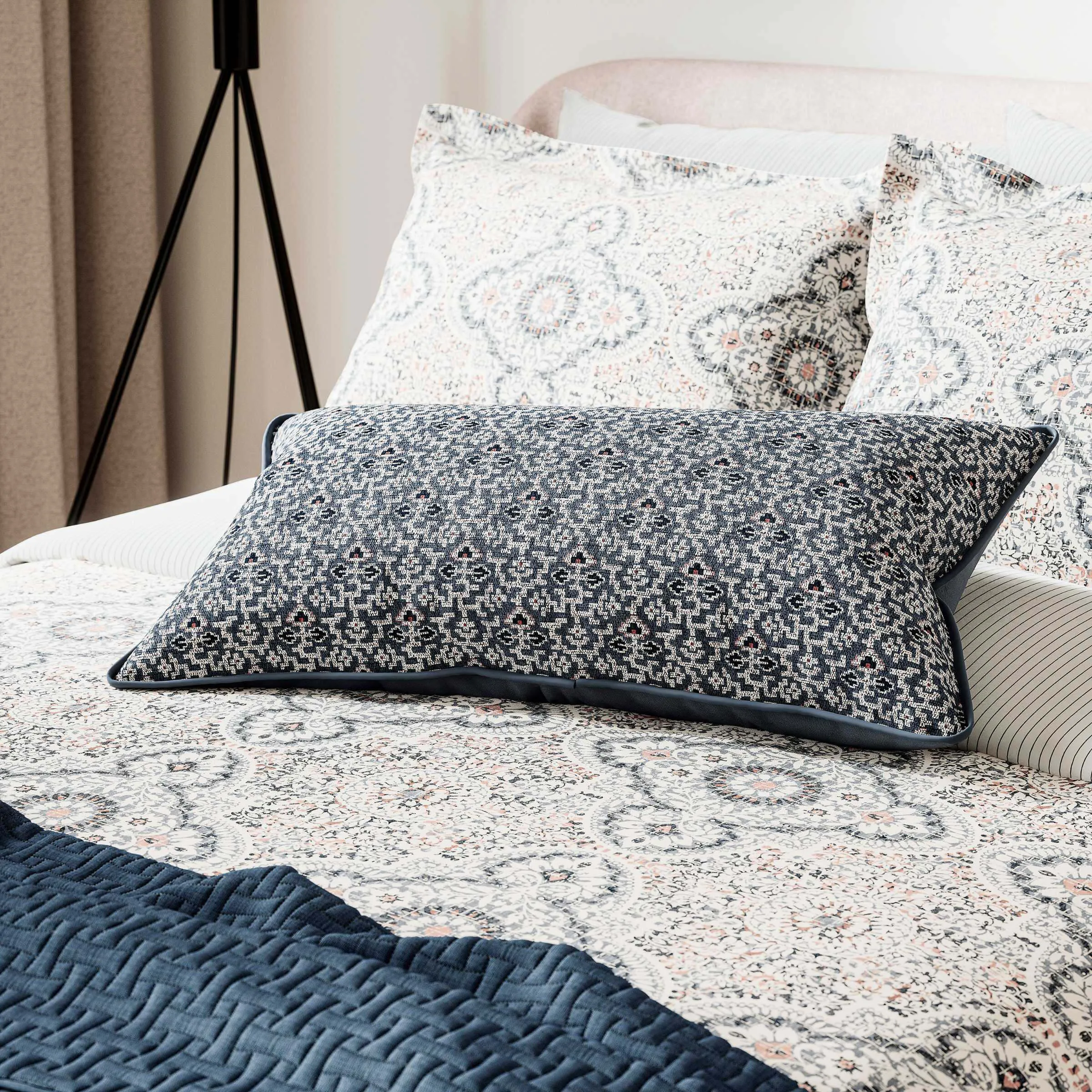 Bedeck of Belfast Nena Duvet Cover Set in Denim