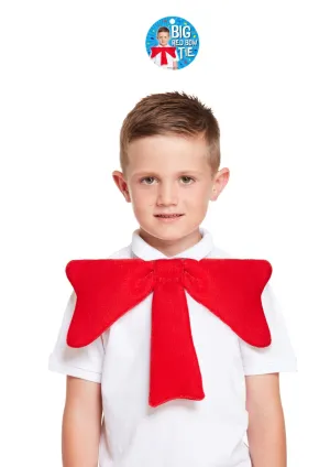 Big Red Crazy Bow Tie - Bold and Playful Statement Piece
