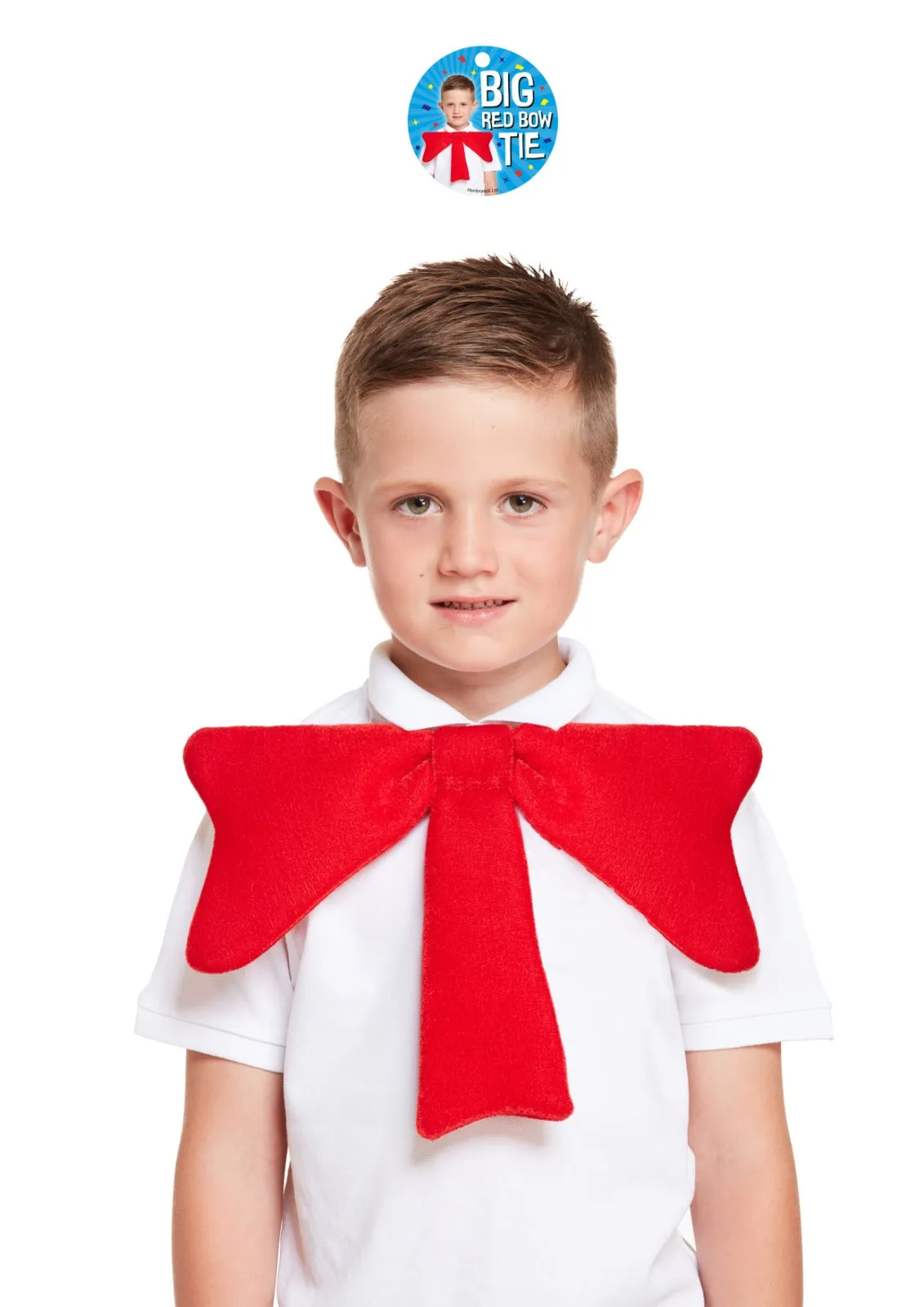 Big Red Crazy Bow Tie - Bold and Playful Statement Piece