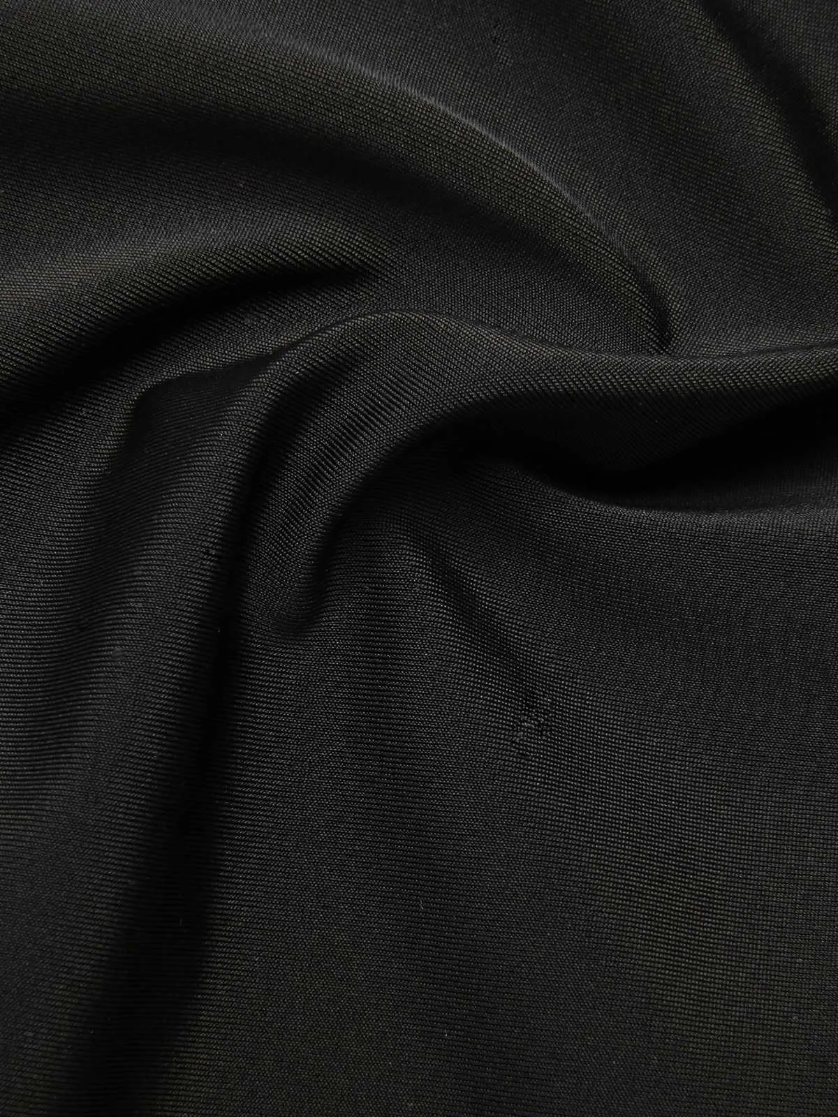 Black 1940s Contrast One-Piece Swimsuit