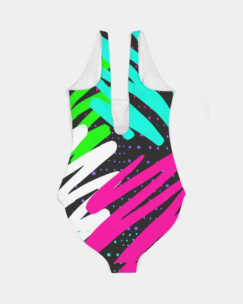 Black Colorsplash Swimsuit