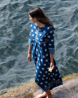 Blockprinted Maxi Dress