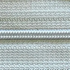 bone | nylon | zipper swatch