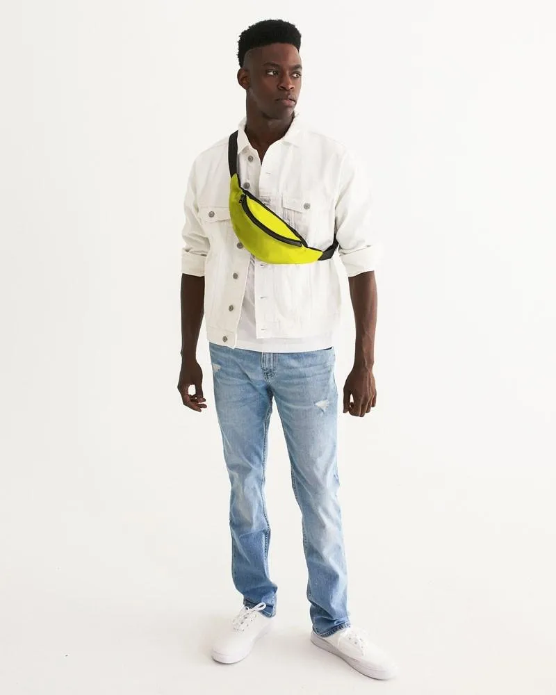 Bright Green Yellow Belt Bag | Bright Pure Green Yellow | C12M0Y100K0