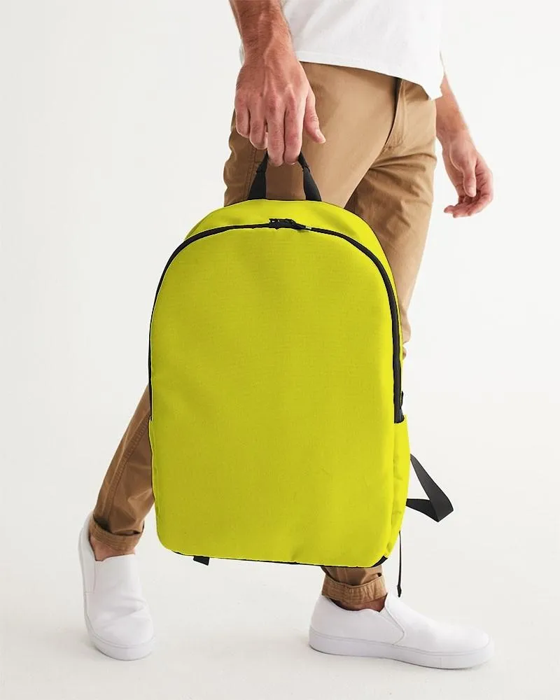 Bright Green Yellow Waterproof Backpack | Bright Pure Green Yellow | C12M0Y100K0