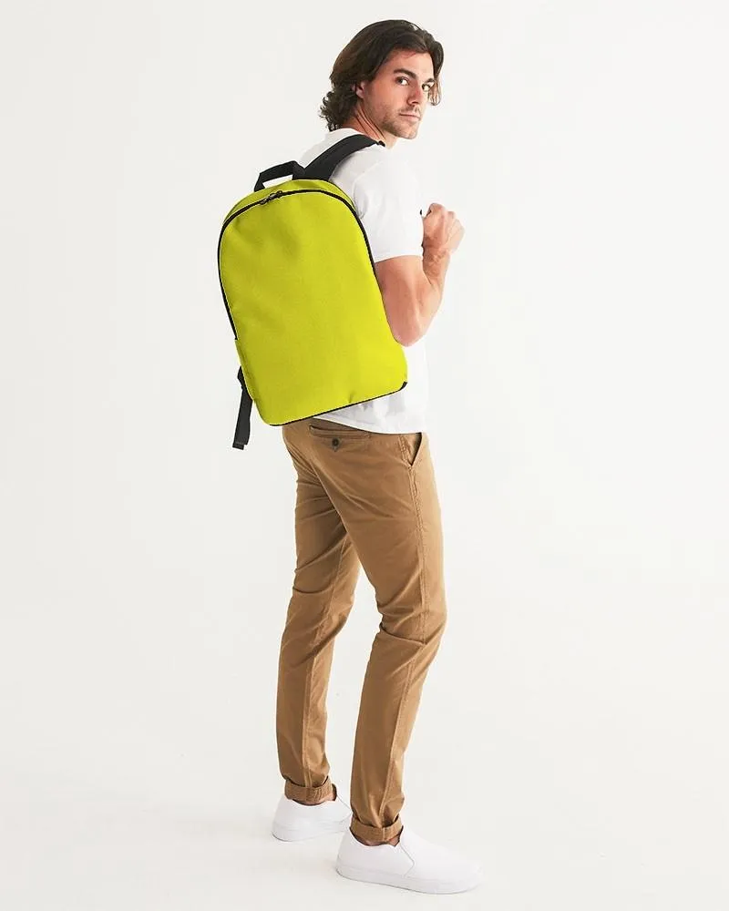 Bright Green Yellow Waterproof Backpack | Bright Pure Green Yellow | C12M0Y100K0