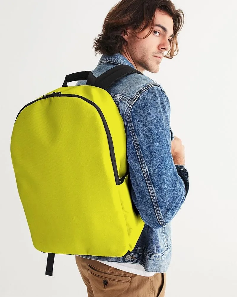 Bright Green Yellow Waterproof Backpack | Bright Pure Green Yellow | C12M0Y100K0