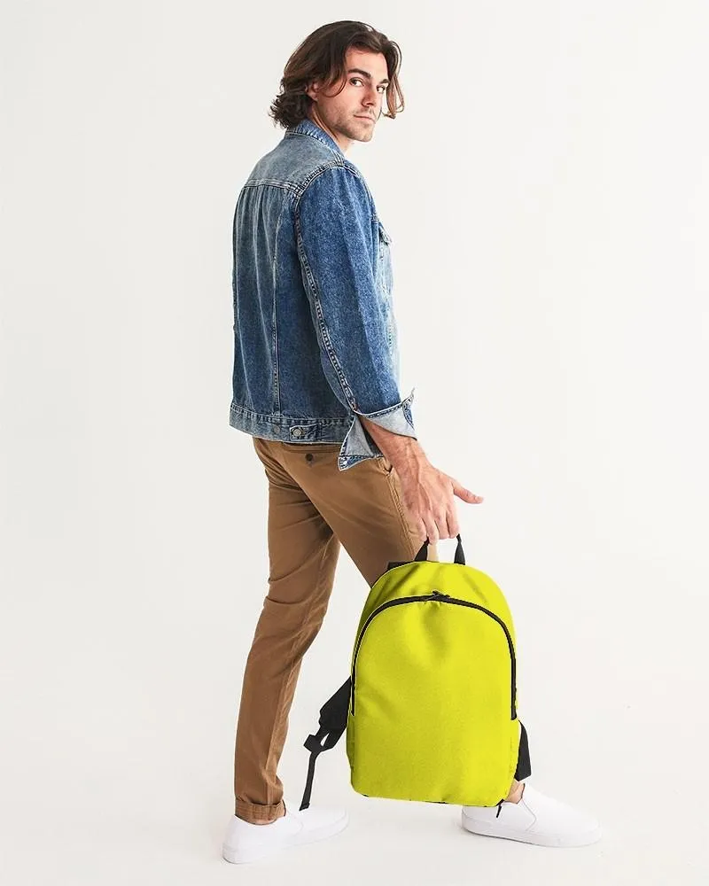 Bright Green Yellow Waterproof Backpack | Bright Pure Green Yellow | C12M0Y100K0