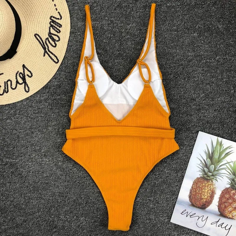 Buckled One Piece Swimsuit - Multiple colours & styles