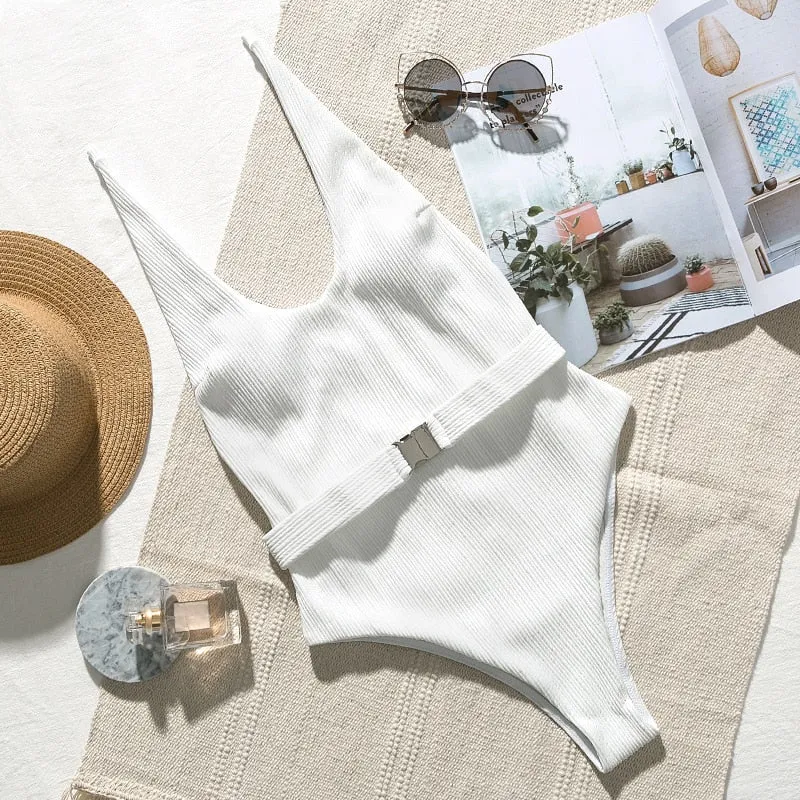 Buckled One Piece Swimsuit - Multiple colours & styles