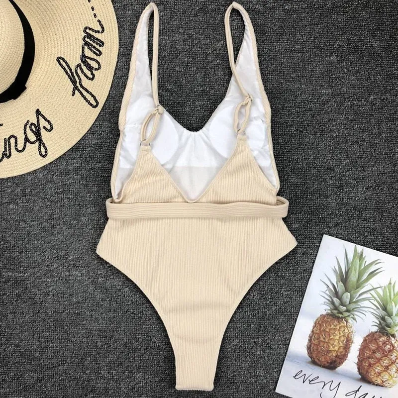Buckled One Piece Swimsuit - Multiple colours & styles