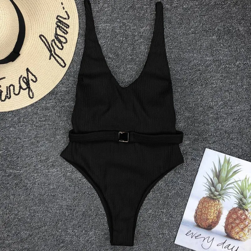 Buckled One Piece Swimsuit - Multiple colours & styles