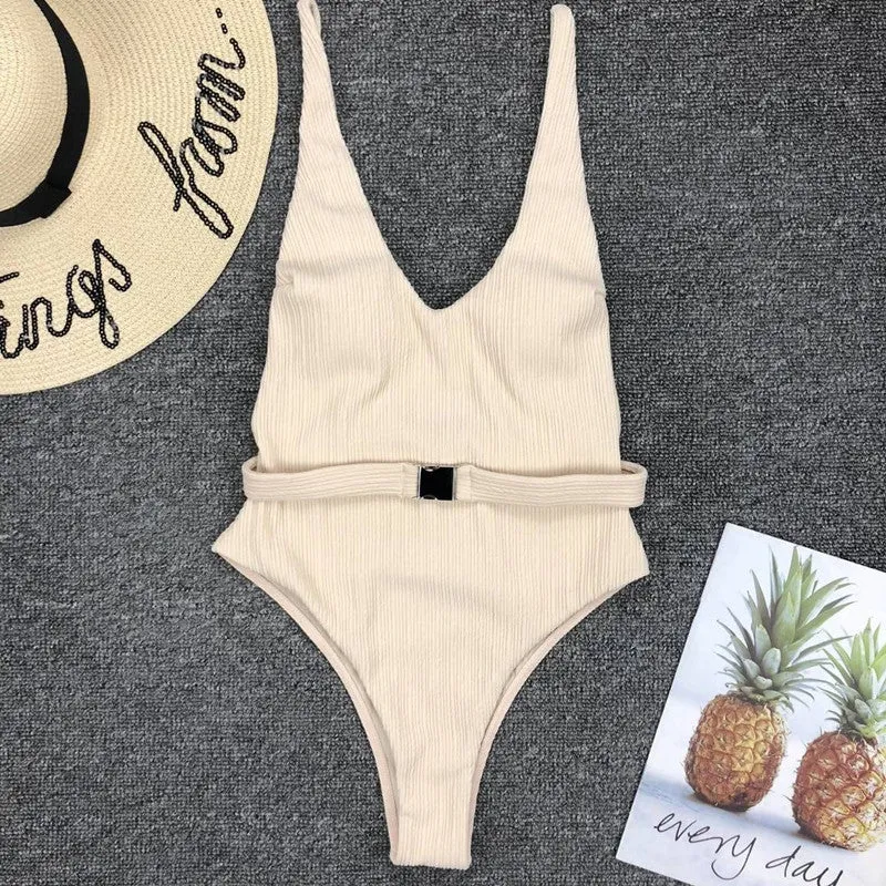 Buckled One Piece Swimsuit - Multiple colours & styles