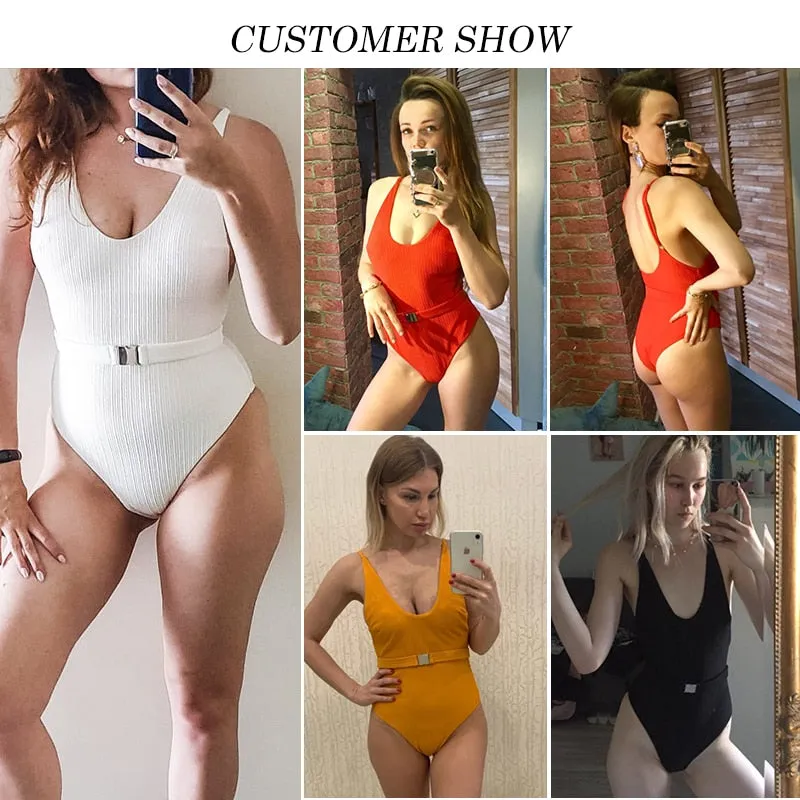 Buckled One Piece Swimsuit - Multiple colours & styles