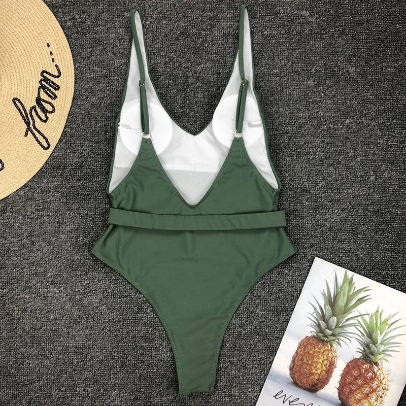 Buckled One Piece Swimsuit - Multiple colours & styles