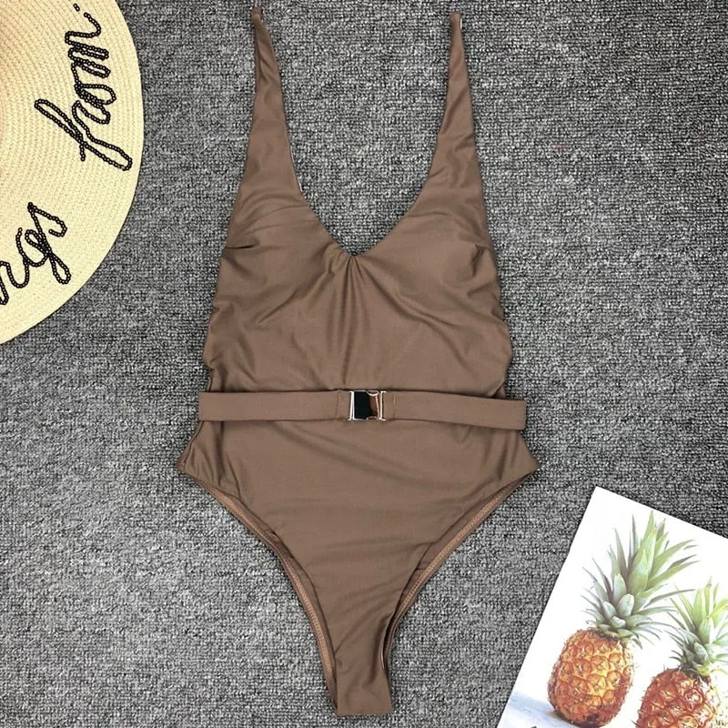 Buckled One Piece Swimsuit - Multiple colours & styles