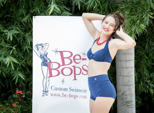 Classic Bathing Beauty  high waist swimsuit