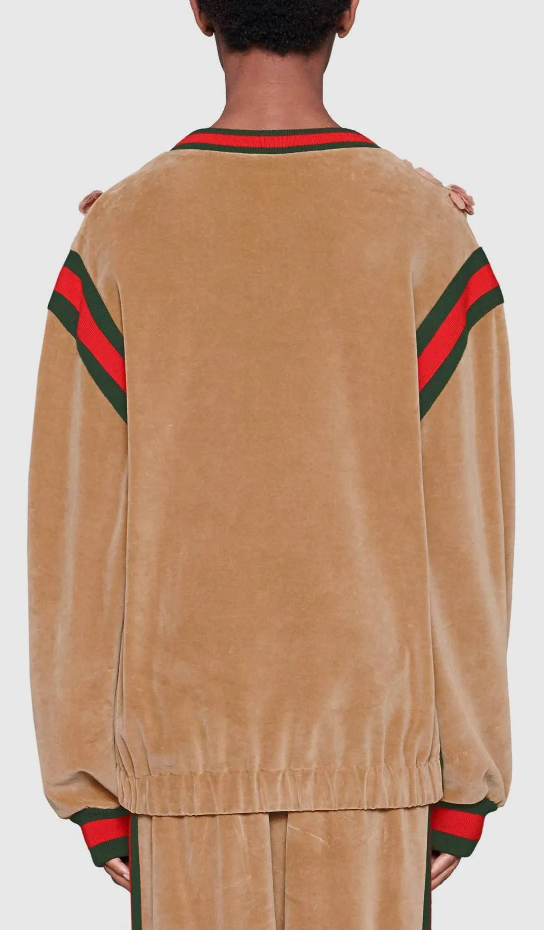 Dapper Dan Floral Appliques Sweater