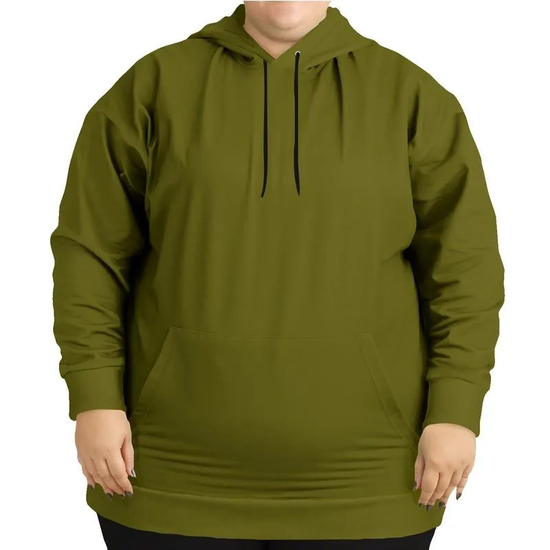 Dark Yellow Hoodie | Unisex | with PLUS sizes | C0M0Y100K80