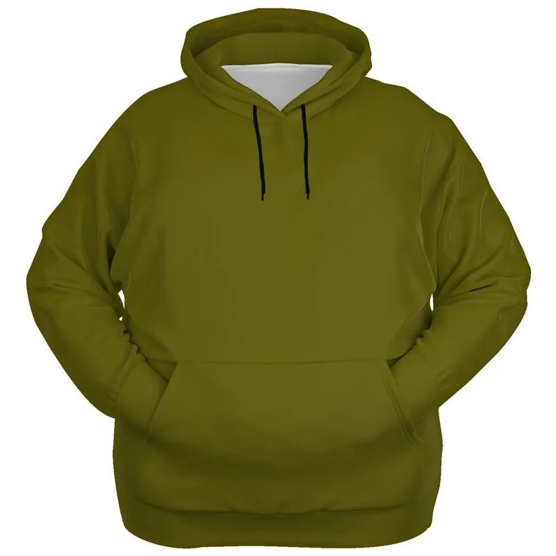 Dark Yellow Hoodie | Unisex | with PLUS sizes | C0M0Y100K80