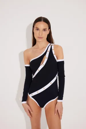 Dido Black/White Swimsuit