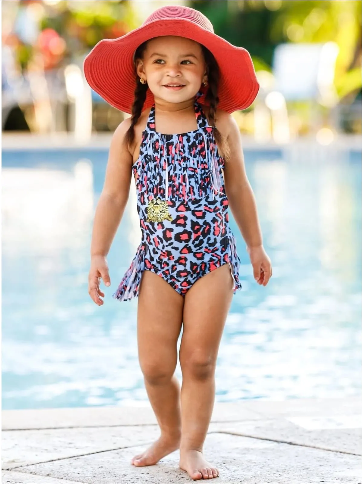 Girls Let's Do the Hula One Piece Swimsuit