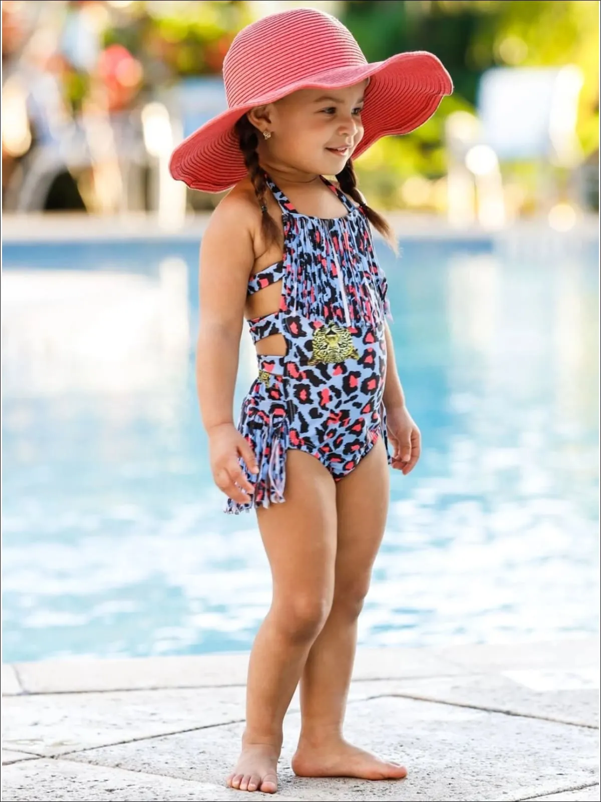 Girls Let's Do the Hula One Piece Swimsuit