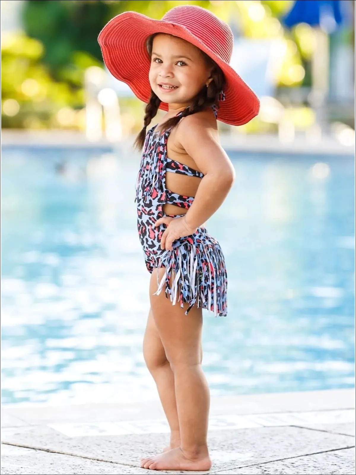 Girls Let's Do the Hula One Piece Swimsuit