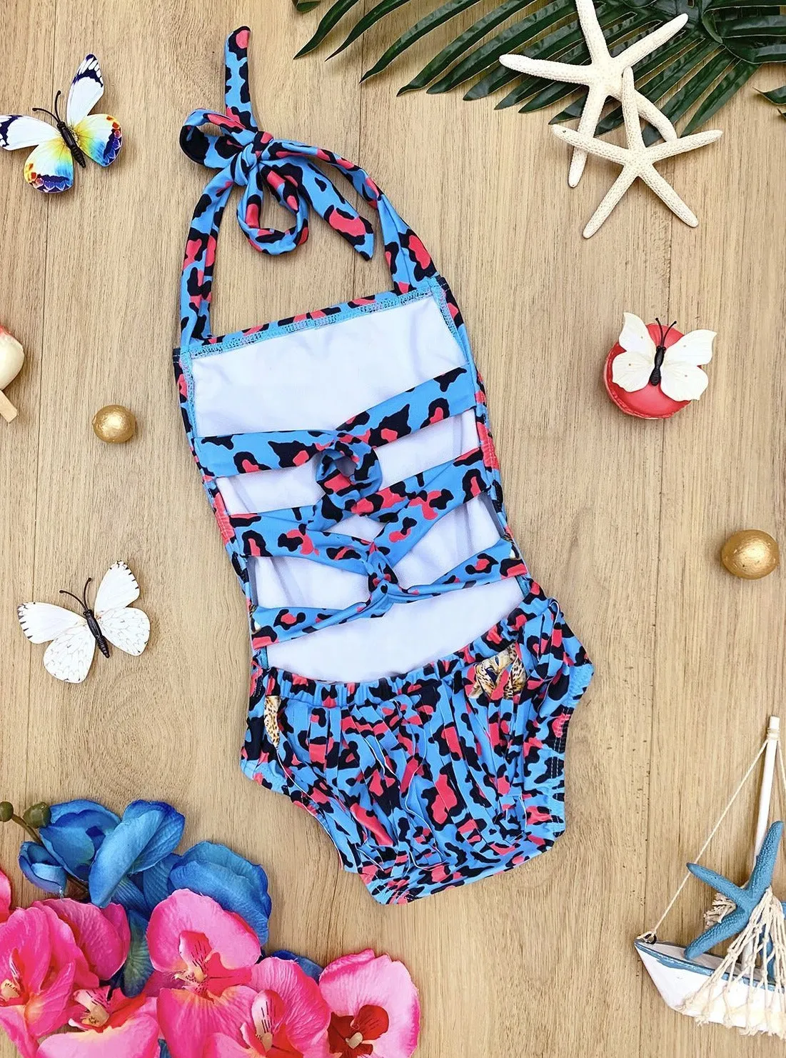 Girls Let's Do the Hula One Piece Swimsuit