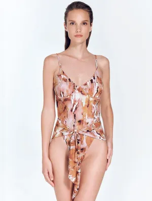 Kai Floral Abstract Swimsuit