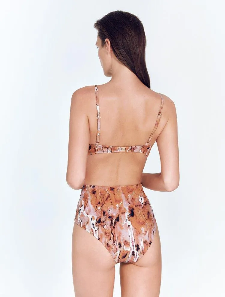 Kai Floral Abstract Swimsuit