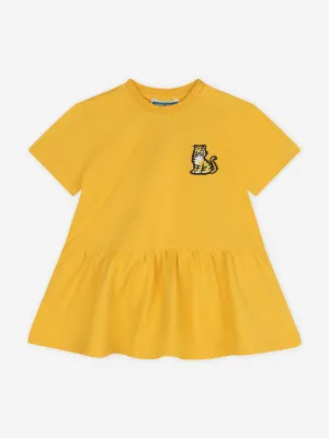KENZO Baby Girls Kotora Jersey Dress in Yellow
