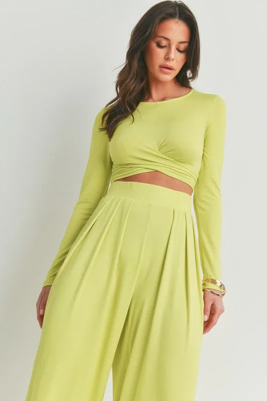 Lemon Comfort Top And Pants Set