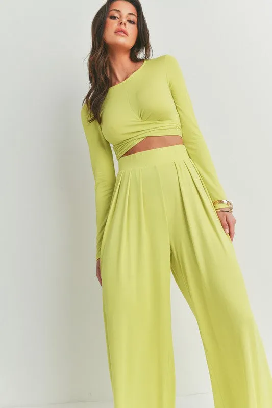 Lemon Comfort Top And Pants Set