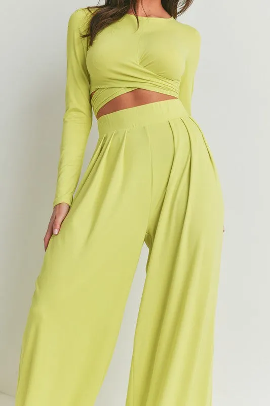 Lemon Comfort Top And Pants Set