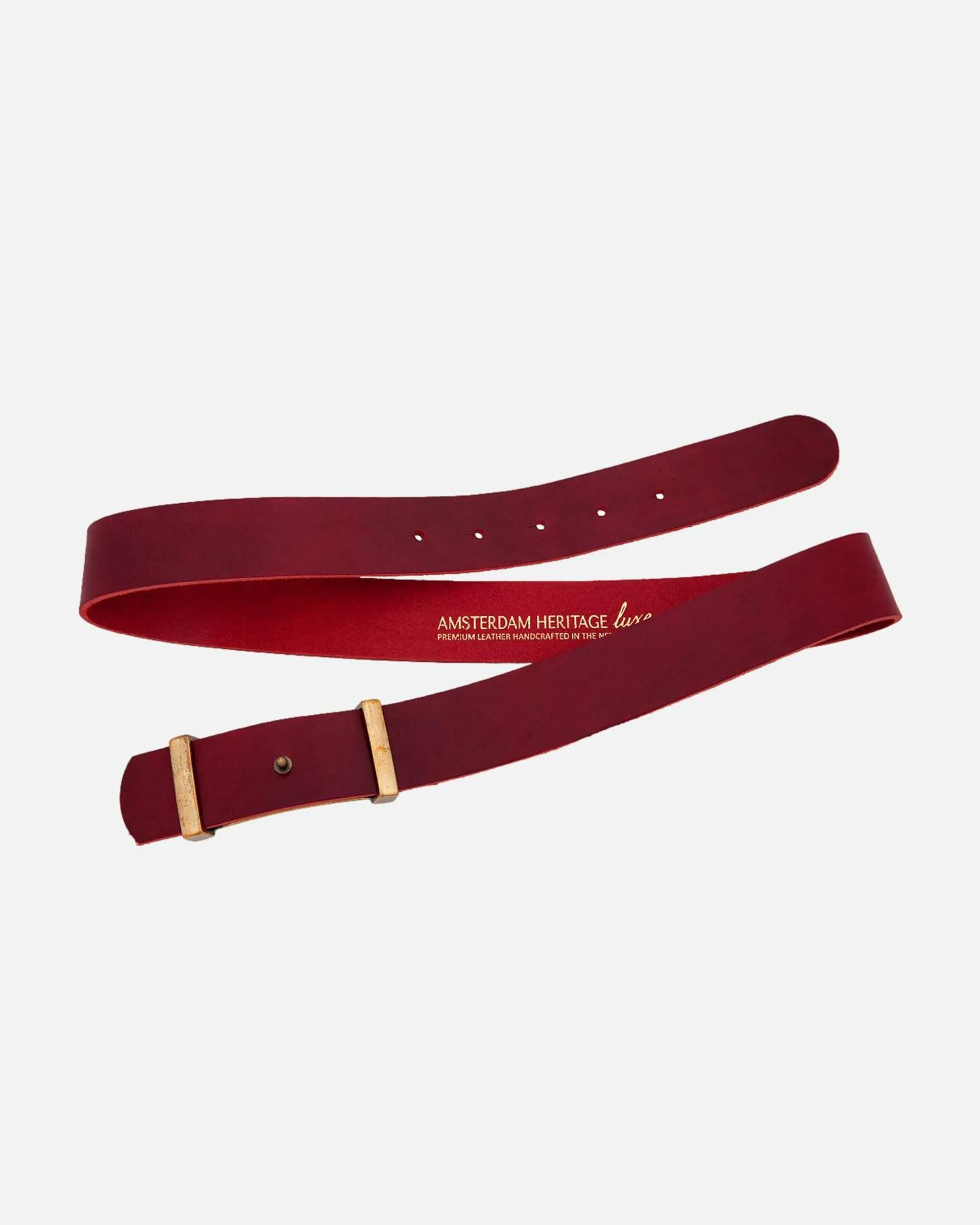 MADE TO ORDER Jip | Slimming Buckleless Leather Belt