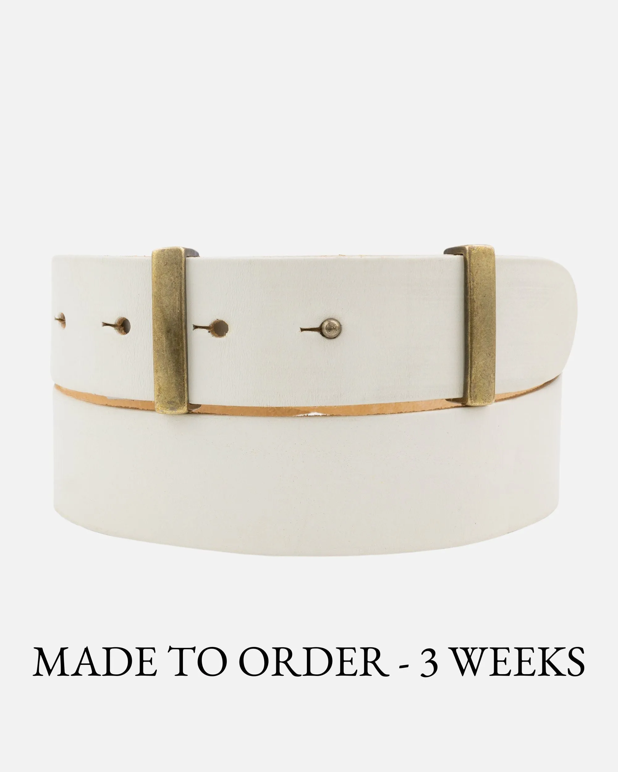 MADE TO ORDER Jip | Slimming Buckleless Leather Belt
