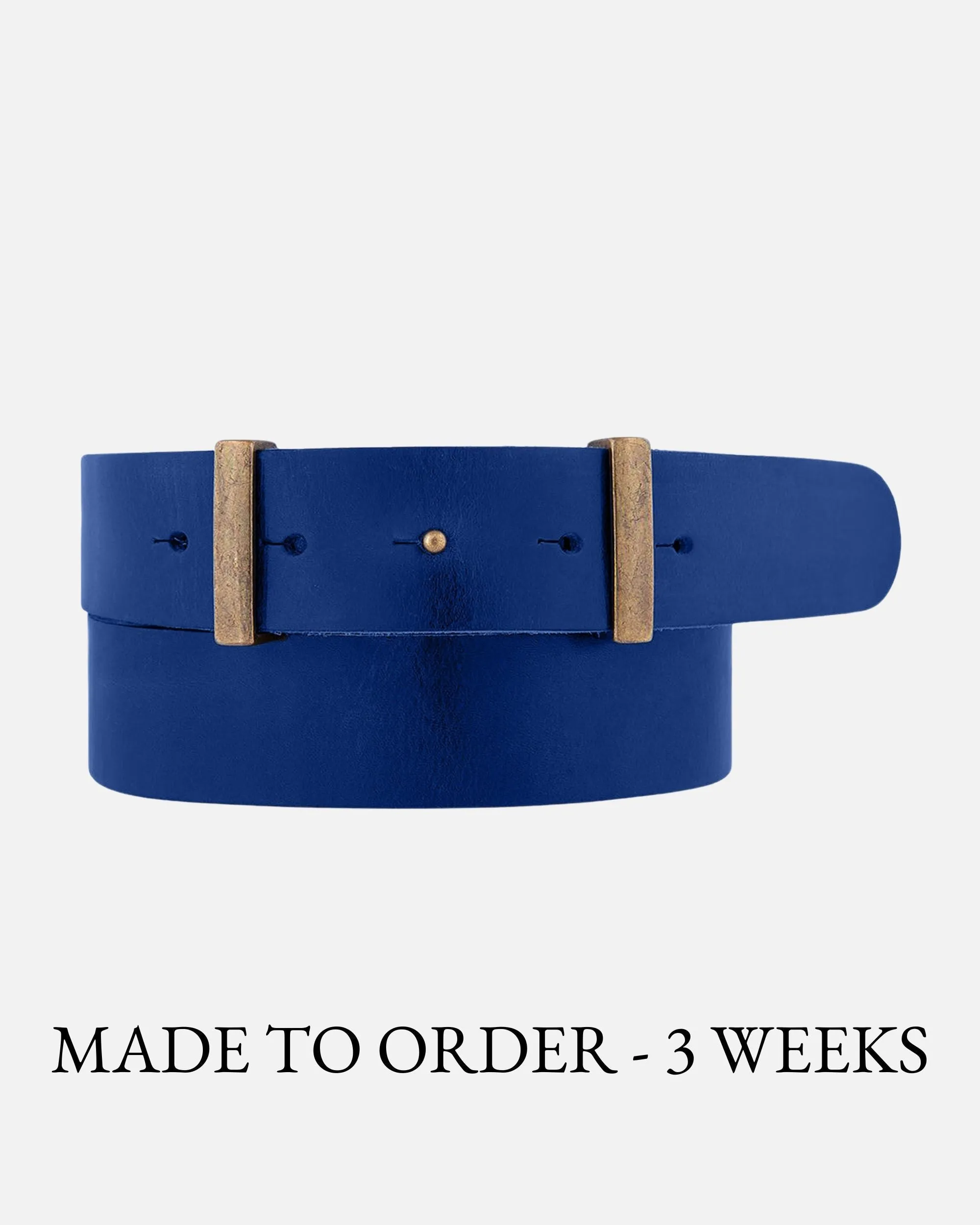 MADE TO ORDER Jip | Slimming Buckleless Leather Belt