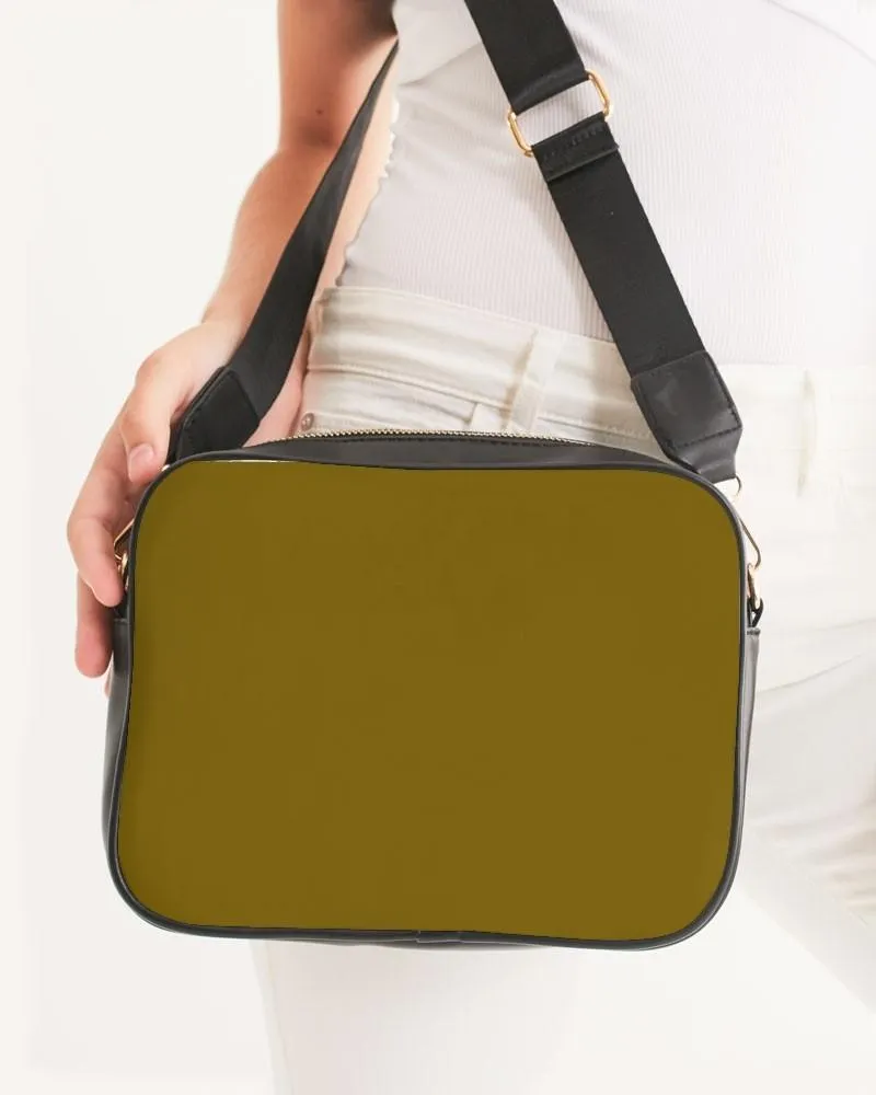 Medium Dark Orange Yellow Crossbody Bag | Medium Dark Pure Orange Yellow | C0M25Y100K60