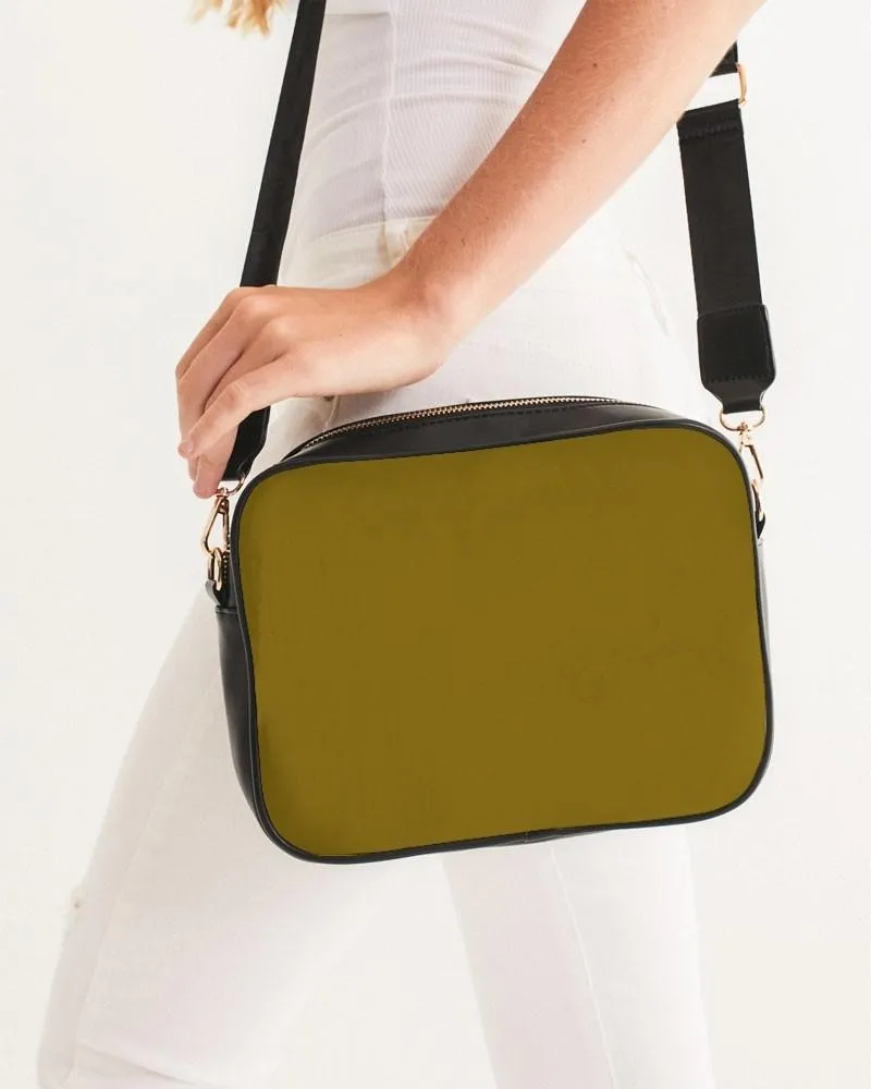 Medium Dark Orange Yellow Crossbody Bag | Medium Dark Pure Orange Yellow | C0M25Y100K60