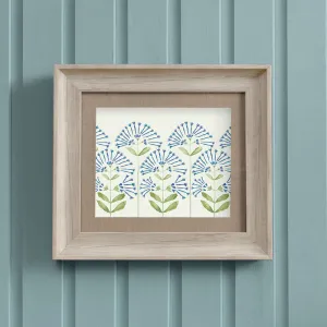 Neri Framed Print Birch/Denim