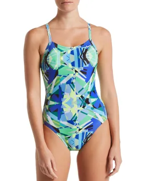 Nike Women's Prisma Punch Racerback One Piece Swimsuit