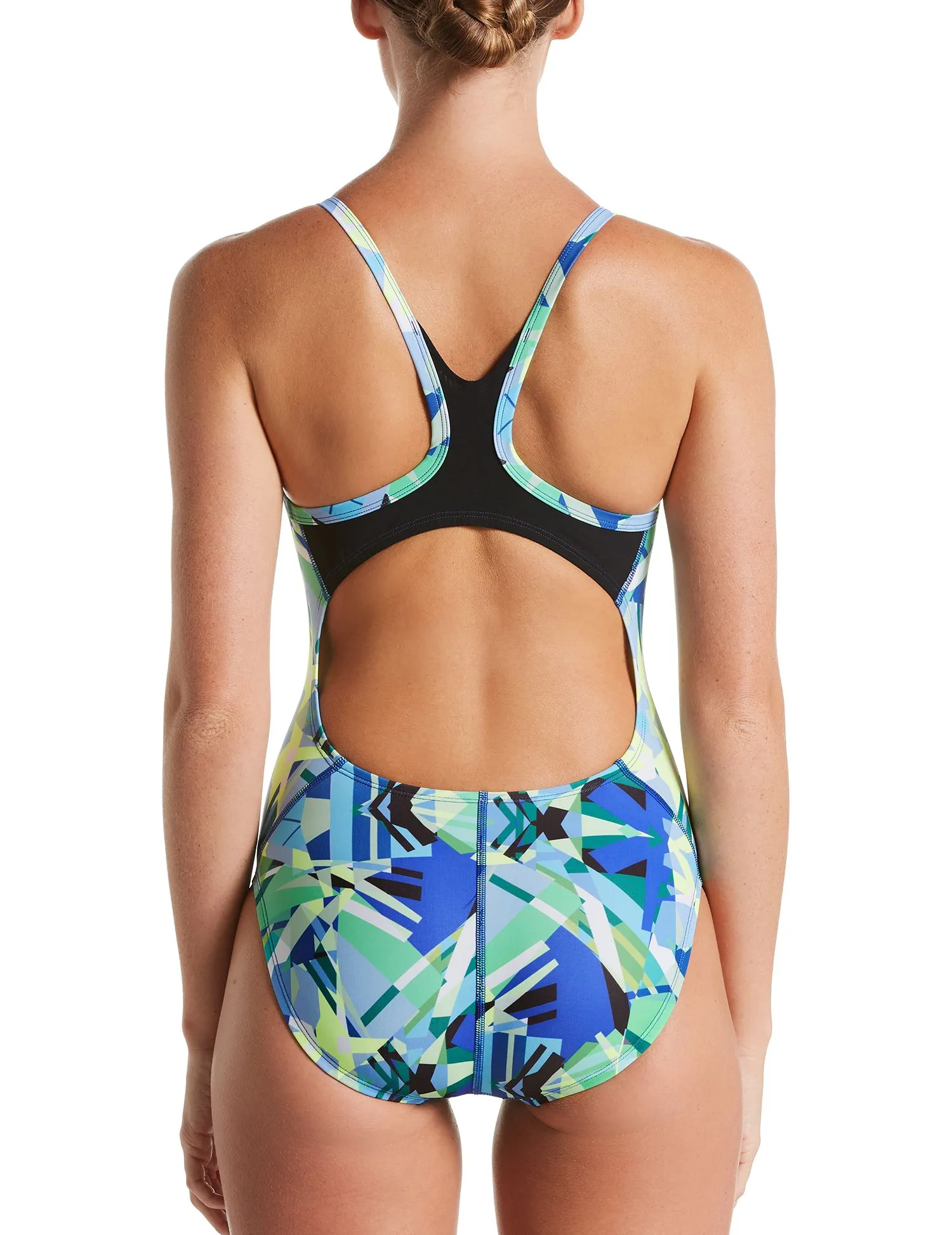 Nike Women's Prisma Punch Racerback One Piece Swimsuit