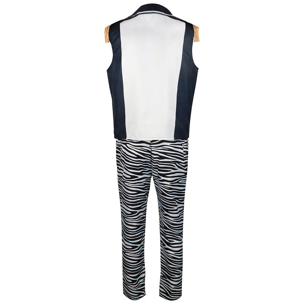One Piece Axe-Hand Morgan Navy Captain Cosplay Costume Outfits Halloween Carnival Suit