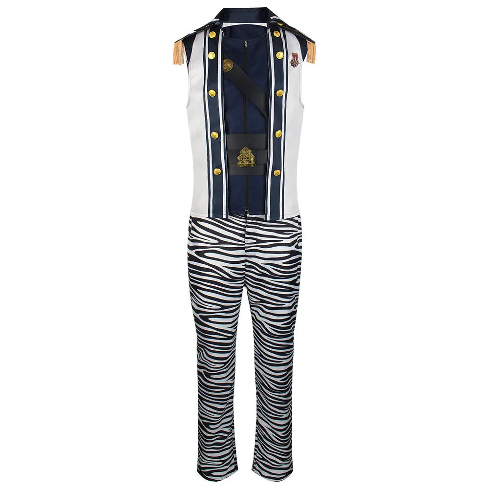 One Piece Axe-Hand Morgan Navy Captain Cosplay Costume Outfits Halloween Carnival Suit
